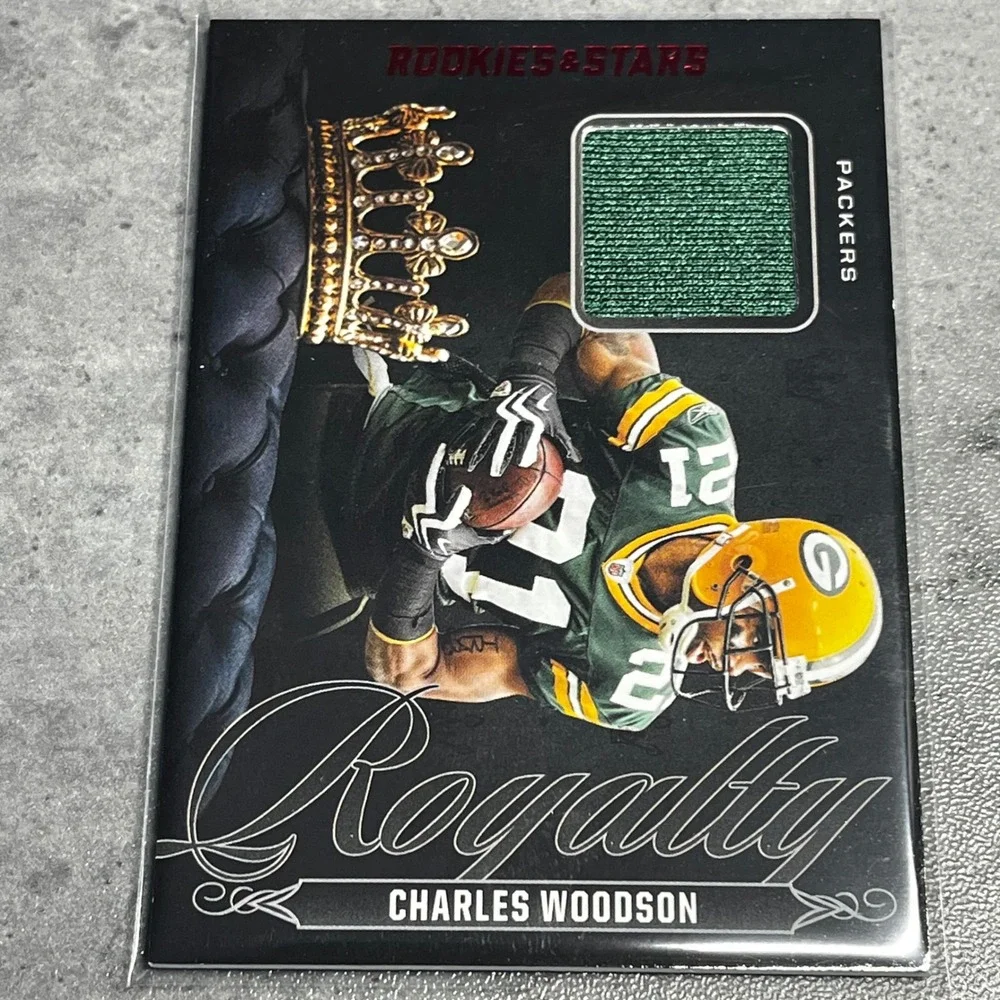 Charles Woodson Panini Rookies & Stars Royalty Jersey Relic‎ Card Green Bay NM++ - Picture 7 of 13